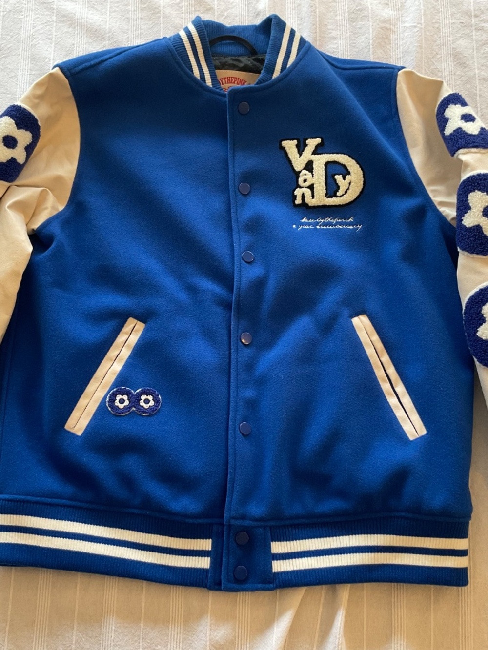 Vandy The Pink 4 Year Anniversary Varsity Jacket